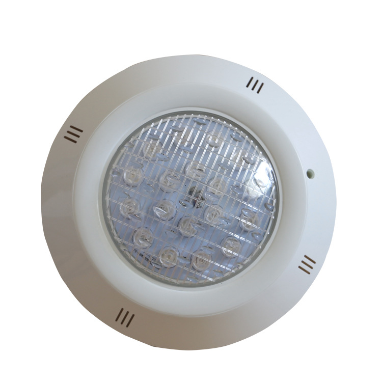 Swimming pool wall lamps, led underwater lights, pool lights, underwater ABS wall-mounted lights, low-voltage 12V, seven-color 9W, 12W outdoor wall lamps Specification drawing