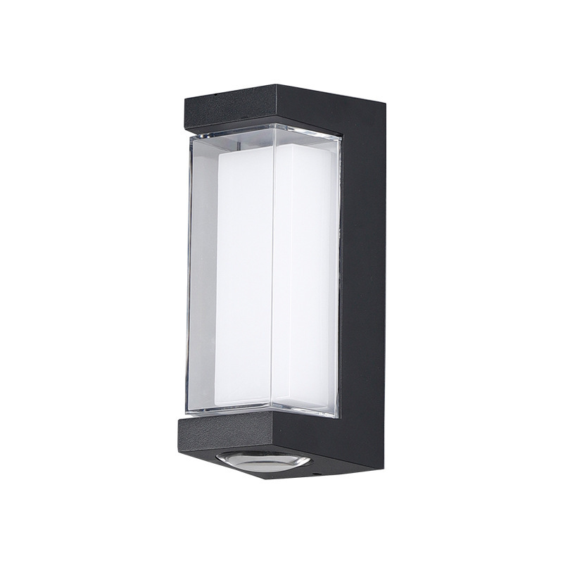Outdoor wall lamps, waterproof led three-sided light-emitting corridor lamps, villa courtyard entrance, outdoor balcony wall lamps Item Picture