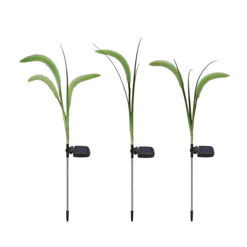 Cross-border outdoor simulation solar dogtail grass led luminous reed lamp outdoor courtyard landscape lawn lamp Item Picture