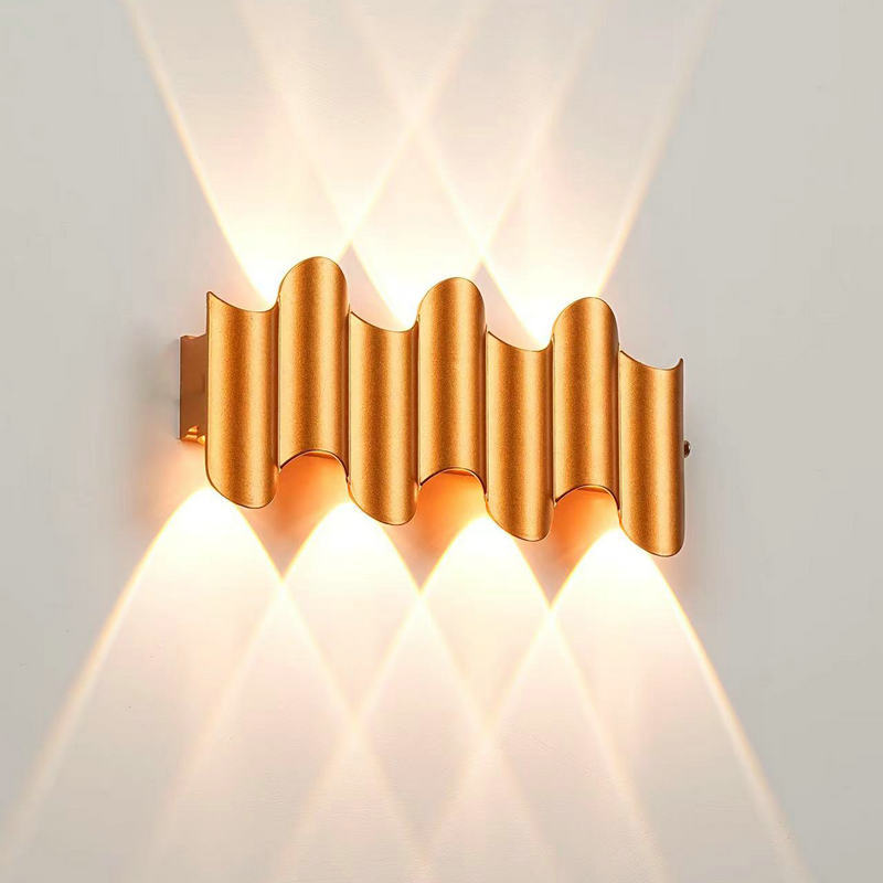 2023 New style simple and creative outdoor wall lamp, LED waterproof, indoor wall, corridor, balcony up and down luminous wall lamp Specification drawing