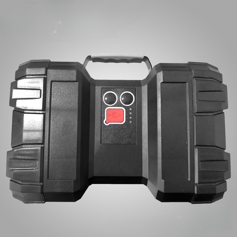 Multi-functional outdoor camping searchlight, household flashlight, emergency power failure, waterproof and lightning-proof LED surface mount dual-head full figure