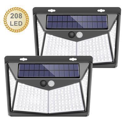 led solar sensor wall lamp 136 Infrared human body sensor lamp 206 outdoor waterproof 208 Garden street lamp Specification drawing