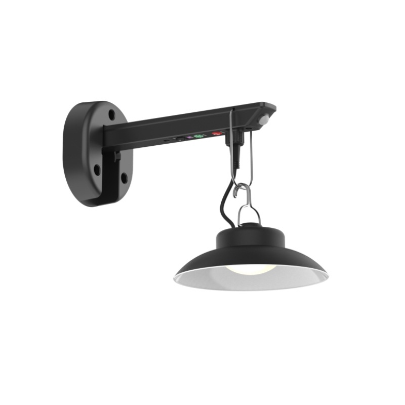 New split solar chandelier LED lamp, high-brightness retro bulb lamp, outdoor waterproof solar garden lamp Item Picture