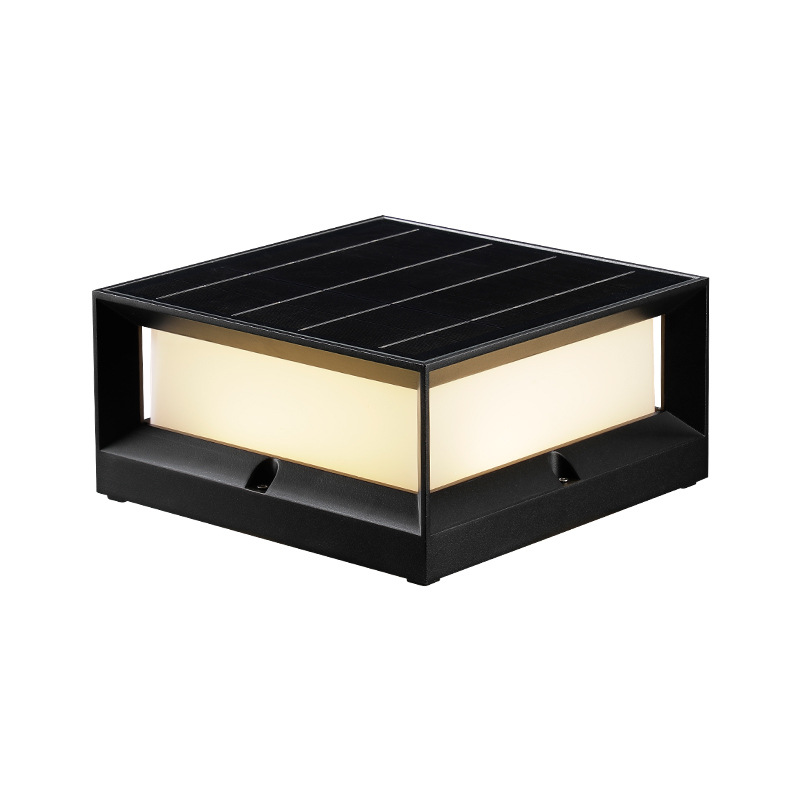 Solar garden lights, outdoor lamp posts, headlamps, villa gate post lights, lawn lights, outdoor lights, waterproof lights, courtyard walls Item Picture