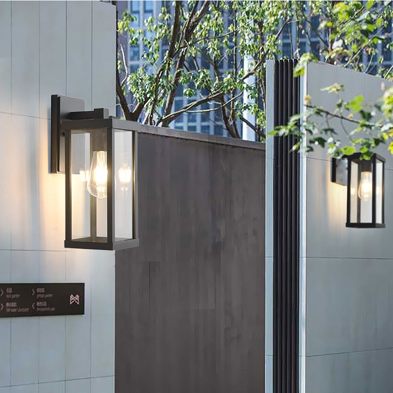 American-style simple outdoor waterproof wall lamps, outdoor balcony corridor, garden courtyard, villa terrace, corridor, exterior wall lamps Application Scenario