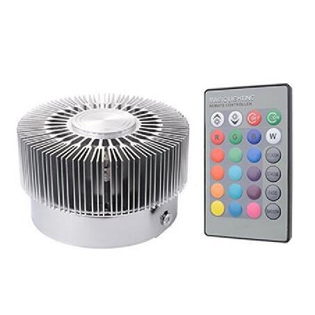 Modern and simple seven-color led sunflower wall lamp with remote control features full figure