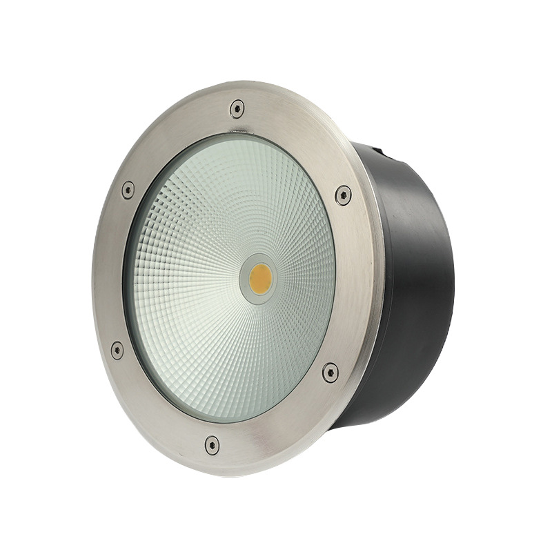 cob outdoor waterproof stainless steel circular outdoor ultra-thin RGB embedded buried light manufacturer wholesale Item Picture