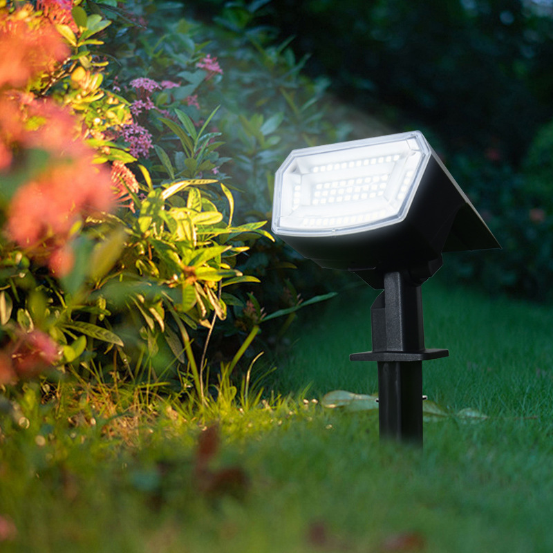 Solar outdoor lights, garden lights, waterproof LED household high-brightness tree lights, and garden landscape spotlights are selling well across borders full figure