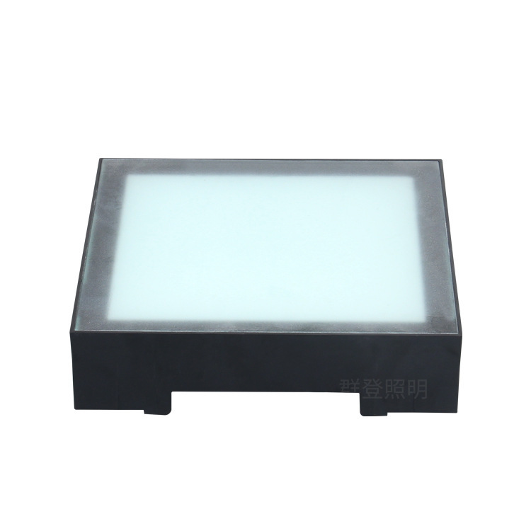 Parkour dark room foot pedal game interactive jumping grid floor tile light LED jumping grid sensing floor light Item Picture