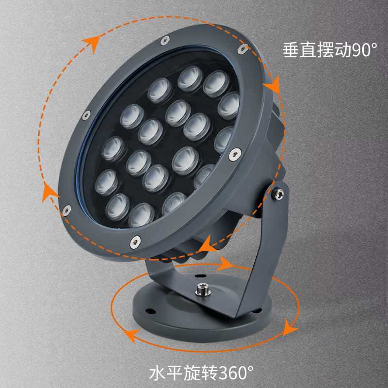 ✅ Tree lights, landscape spotlights, courtyard garden ground lights, seven-color tree lights, outdoor waterproof garden lawn lighting full figure