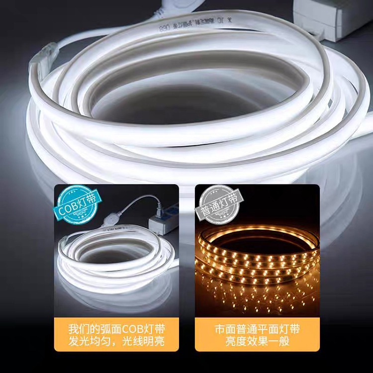 Wire-free light strip, anti-glare and anti-COB, high-voltage 220v light strip, low-voltage 24v solid rubber-coated outdoor special light strip Application Scenario