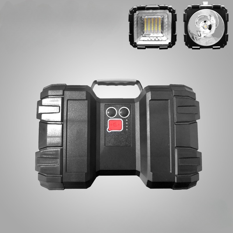 Multi-functional outdoor camping searchlight, household flashlight, emergency power failure, waterproof and lightning-proof LED surface mount dual-head Application Scenario