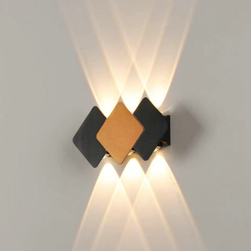 2023 New outdoor waterproof wall lamp, modern and simple living room led upper and lower double-head staircase, corridor and balcony wall lamp full figure