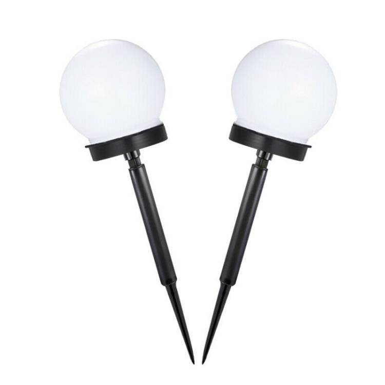 【 Same style at a low Price 】 Cross-border e-commerce solar bulb with Earth lamp, 10cm round ball lamp, outdoor lawn lamp installation Application Scenario