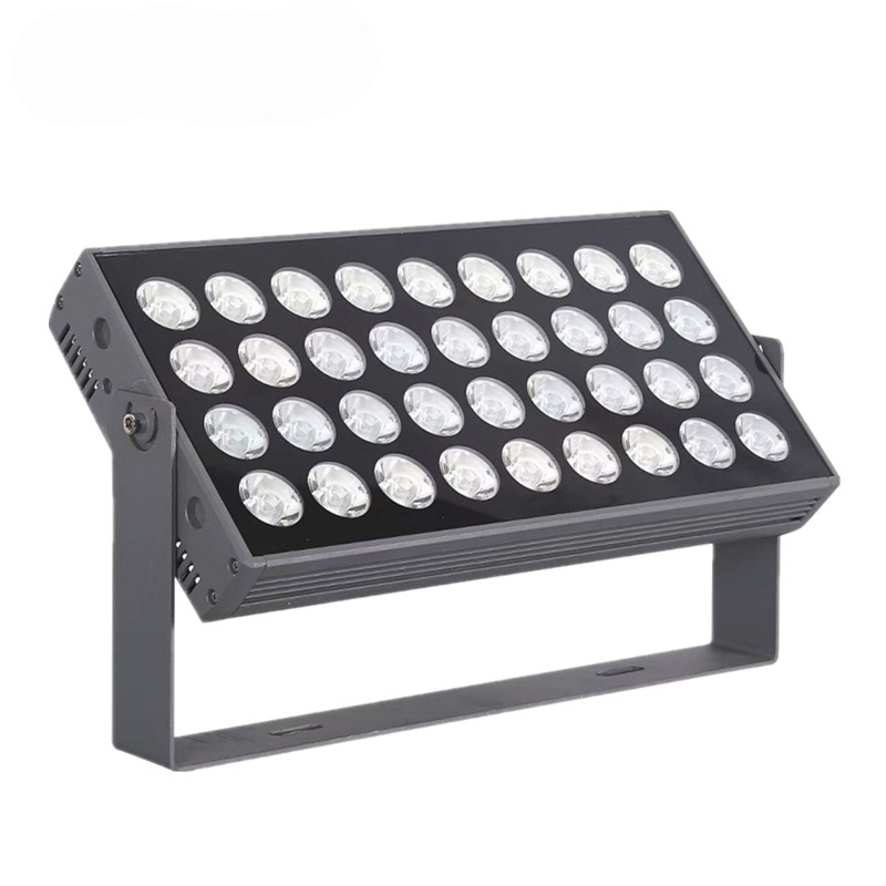 led outdoor waterproof tree lighting floodlights 108W, 144W, 200W seven-color green park and courtyard landscape floodlights Application Scenario
