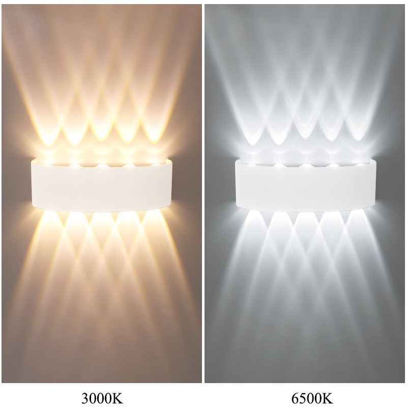 Outdoor wall lamp LED white telescope wall lamp waterproof cross-border white light warm light outdoor garden corridor living room Application Scenario
