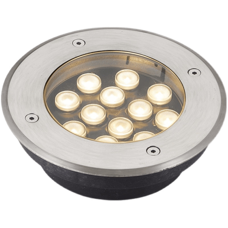 led ground lights, waterproof outdoor spotlights, circular embedded ground spotlights, courtyard waterproof ground lights, floor spotlights Item Picture