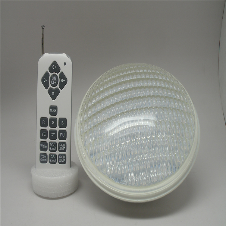 Thickened step cup PAR lamp, embedded PAR56 RGB with remote control, IP68, 18W, 24W, 35W, 12V details Picture