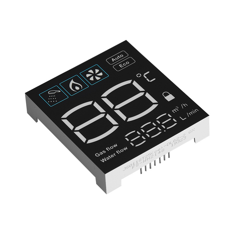 Supply led digital display screens, household appliance digital tubes, water heaters, air conditioners, temperature display modules, white light Item Picture