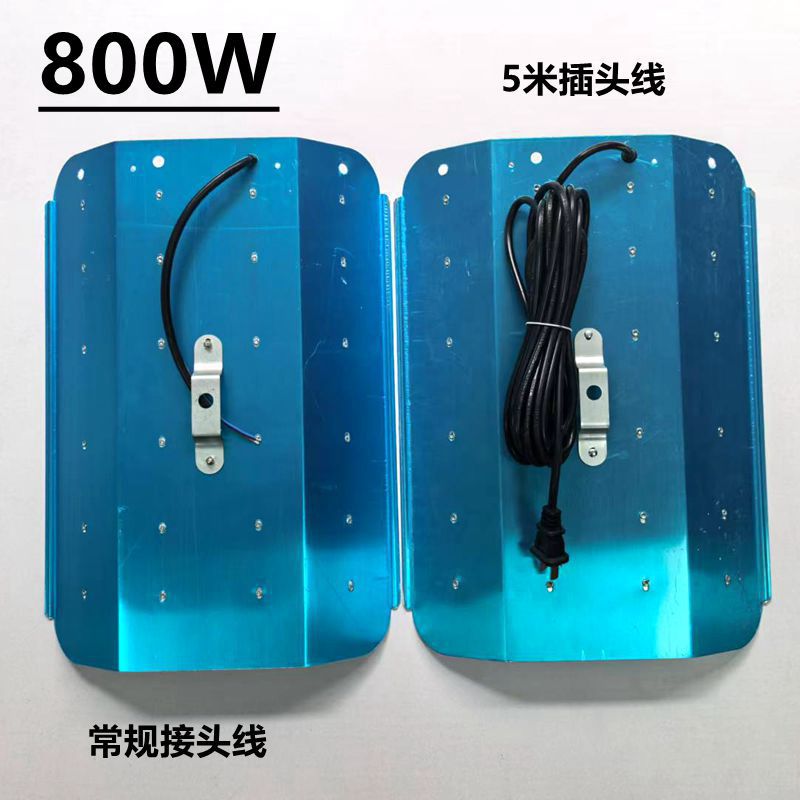 led iodine tungsten lamp, Taiwan voltage, outdoor construction site waterproof design floodlight, wide voltage 85-265V, universal voltage Specification drawing