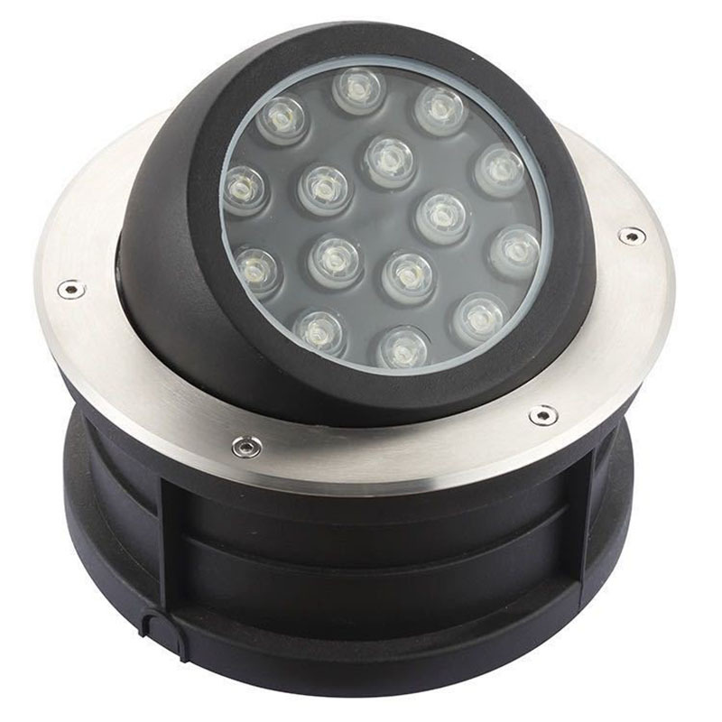 Polarized ground light, led embedded ground light, outdoor waterproof circular COB10W ground light, outdoor landscape light Item Picture