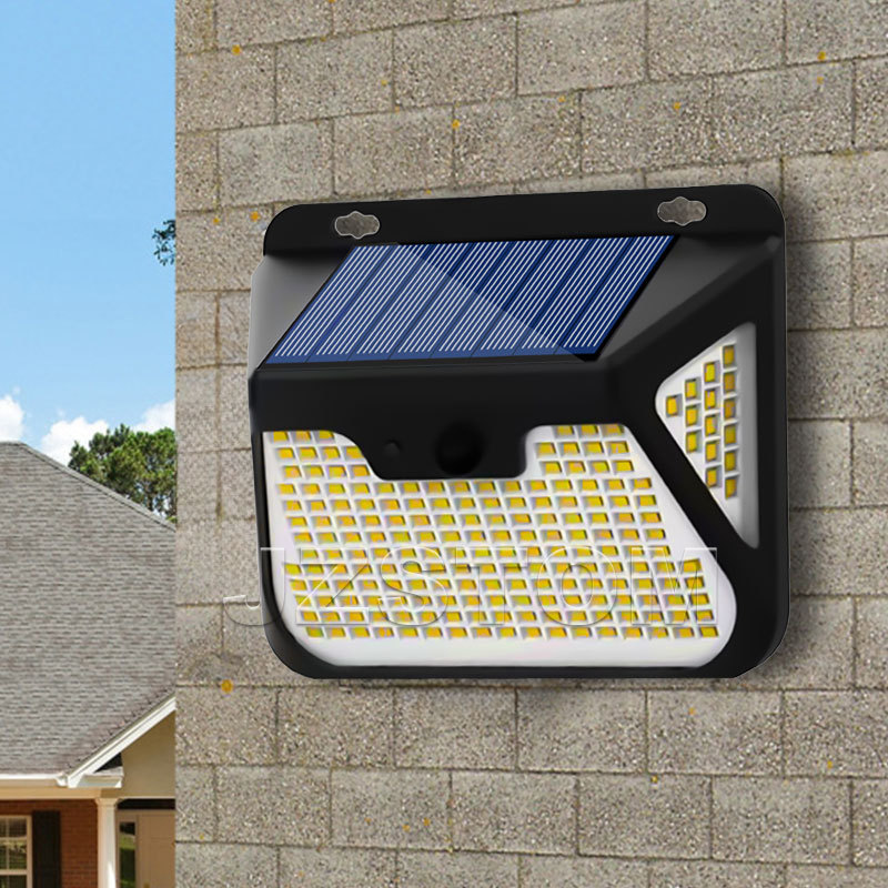 Cross-border outdoor solar lamps, waterproof motion sensors, human body sensing street lamps, outdoor courtyard garden rainproof lamps details Picture