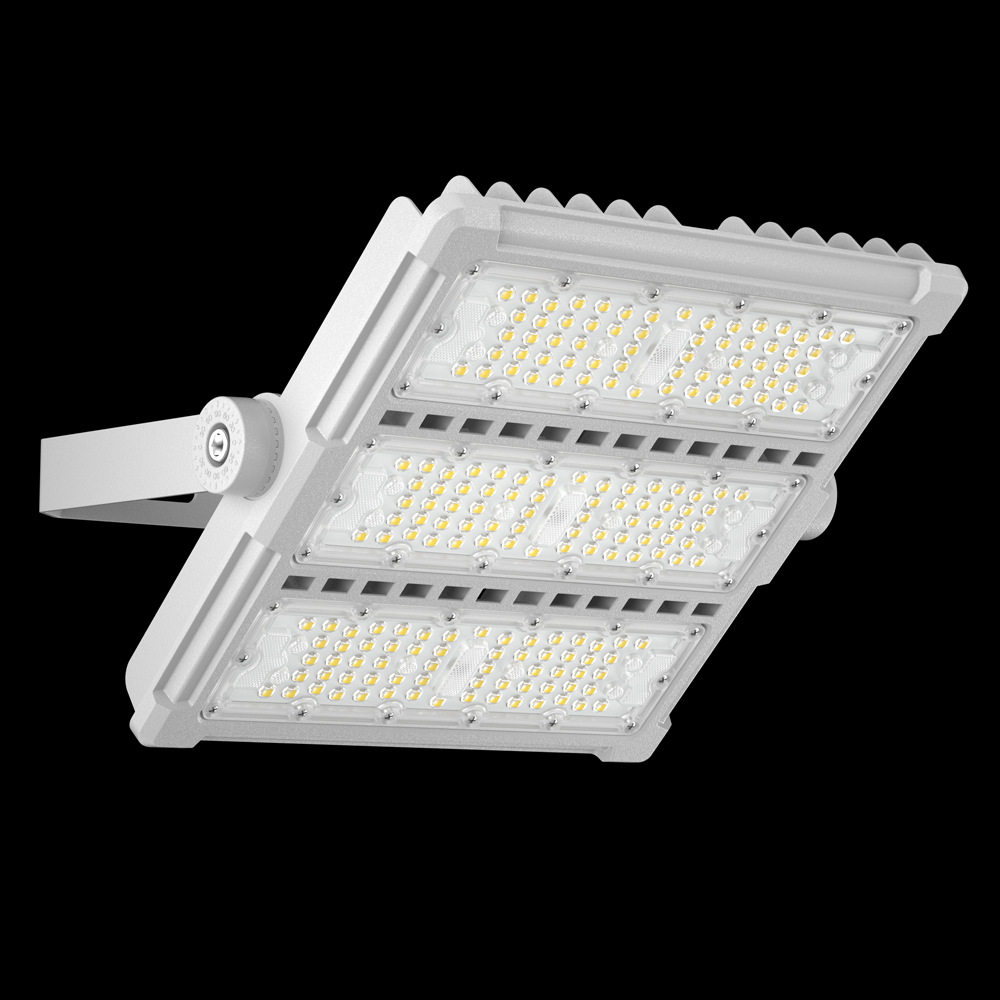 LED tunnel lights, construction site square lighting fixtures, outdoor 200W full-power stadium and court lighting modules, floodlights Application Scenario
