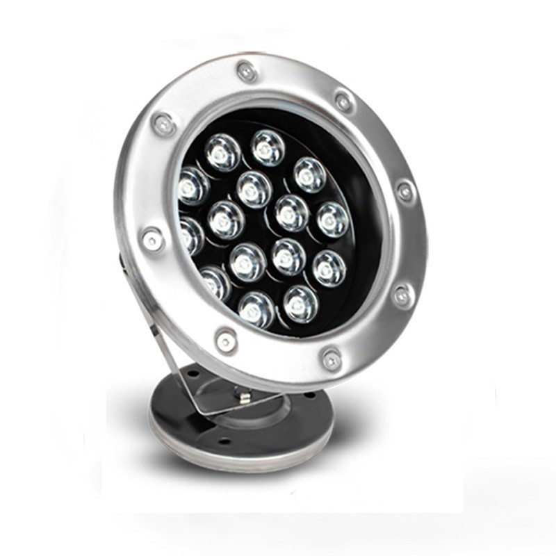 led underwater diving lights, bottom lights, pool lights, fishpond landscape lights, fountain lights, waterproof seven-color spotlights, 12V, 24V Item Picture