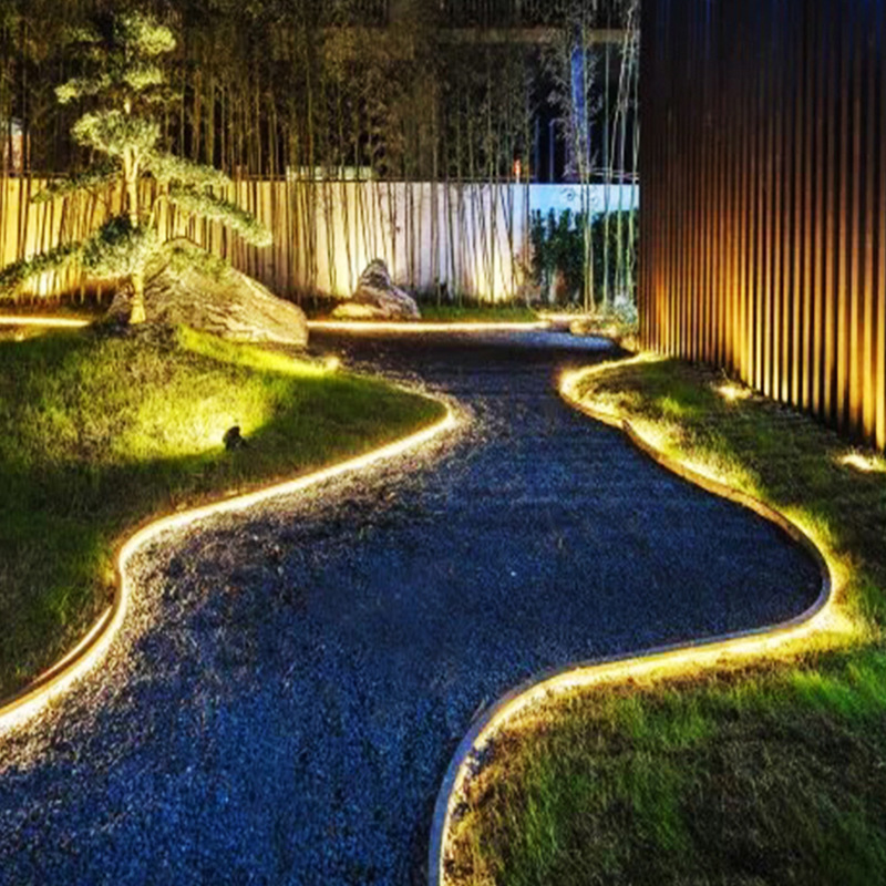Solar light strips, 360-degree led soft light strips, outdoor waterproof, camping atmosphere decoration, courtyard circular cob Specification drawing