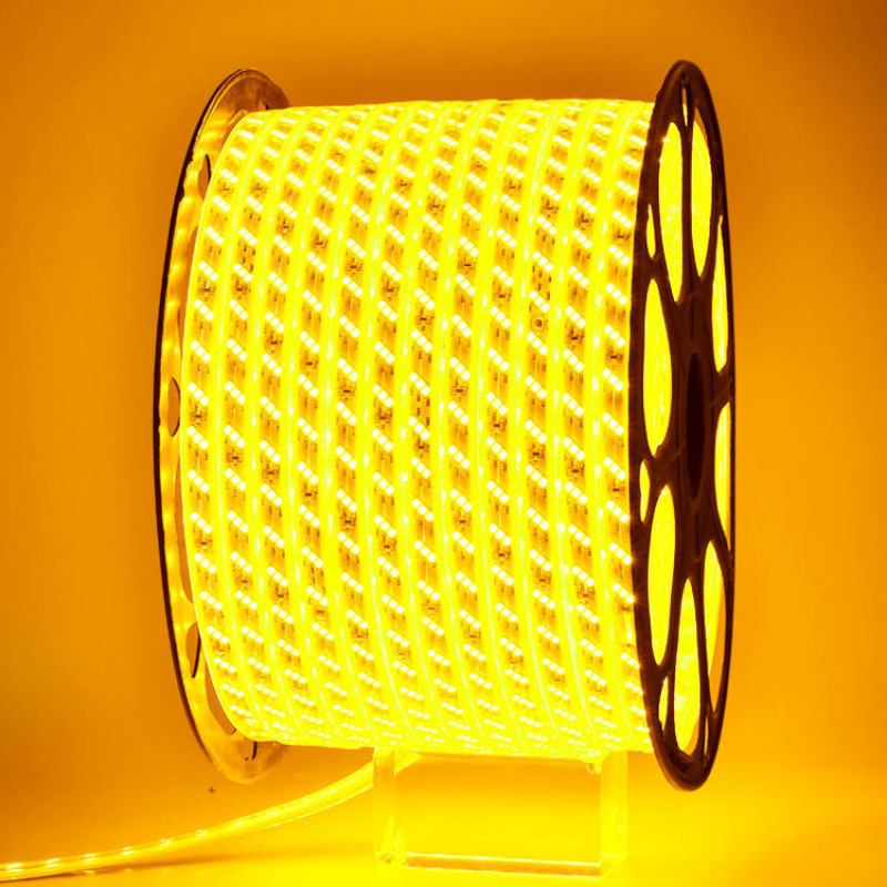 100-meter golden led light strip for engineering lighting, landscape lighting, outdoor waterproof 220V outdoor decoration wholesale details Picture