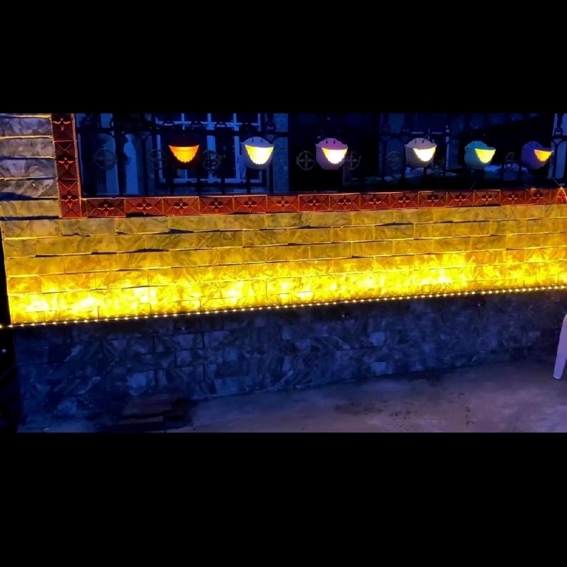 led wall-washing lights, outdoor waterproof and sun-proof lighting projects, exterior wall projection lights, signboards, building outdoor 24V long strip lights Application Scenario