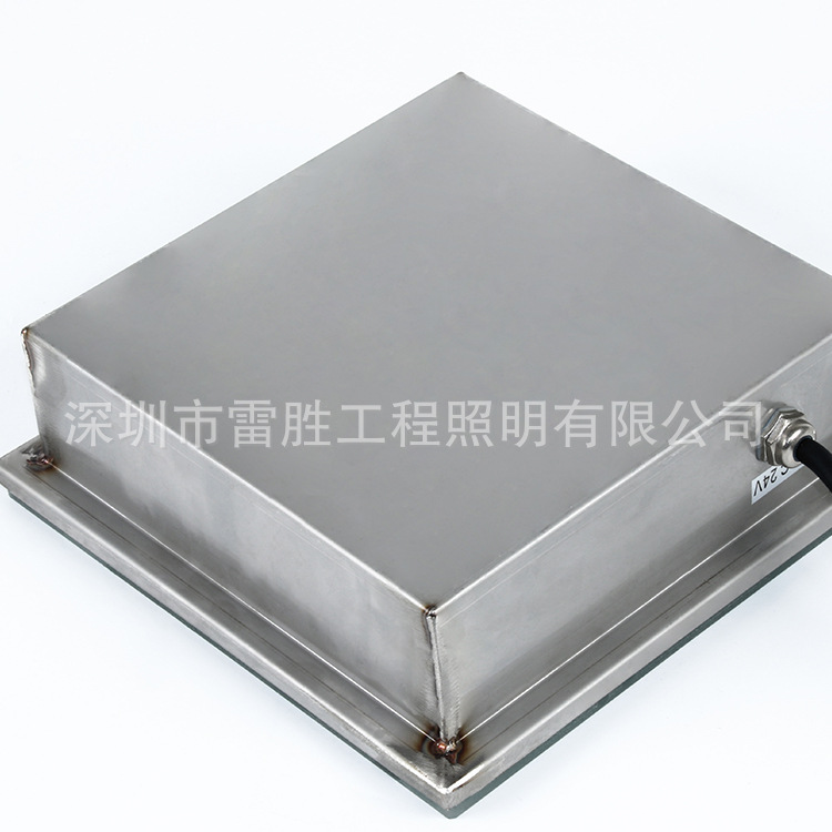 Factory direct supply of LED square floor tile lights, seven-color gravity sensor luminescent buried lights, outdoor square floor lights Item Picture