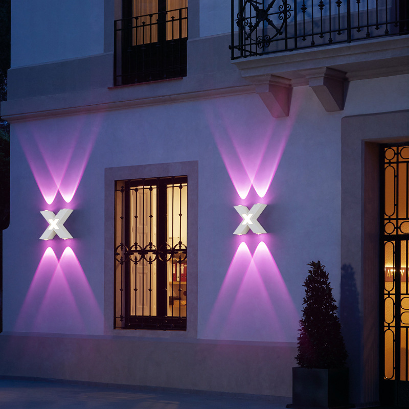 Cross-border creative wall lamps, outdoor waterproof wall lamps, villa and hotel wall lamps, KTV corridor decorative wall lamps, door lamps Specification drawing