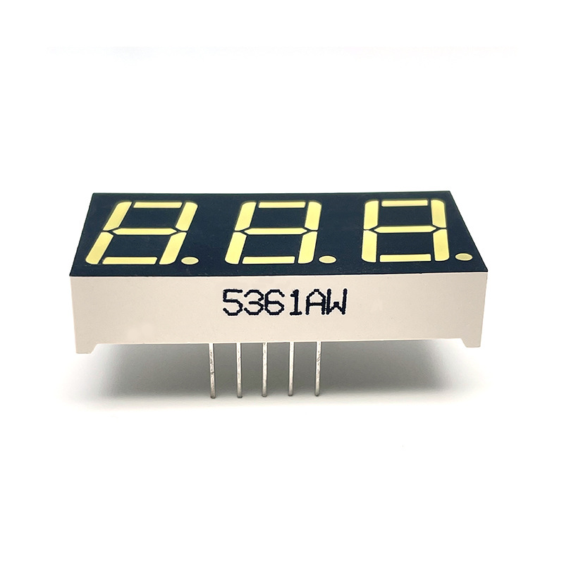 Wholesale of three-digit 0.56-inch digital tubes 5361 red light co-cathode and co-yang power bank digital tubes in stock Item Picture