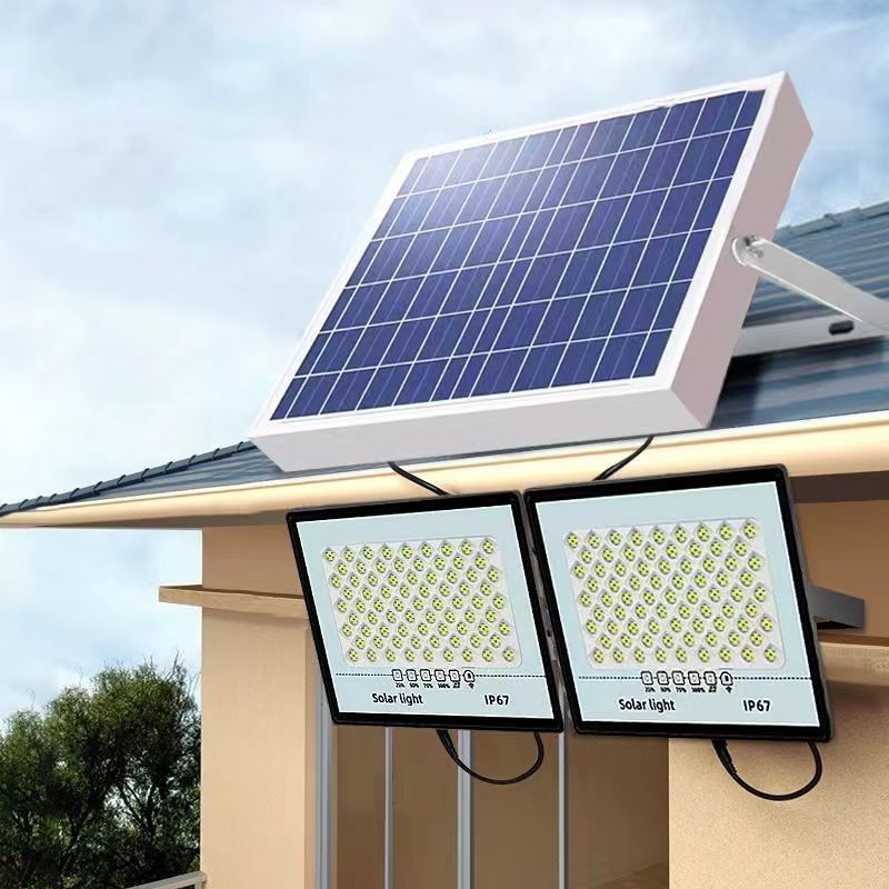 One-to-two solar lighting fixtures, outdoor garden lamps, household indoor garden lamps, and automatic street lamps in new rural areas when it gets dark Specification drawing