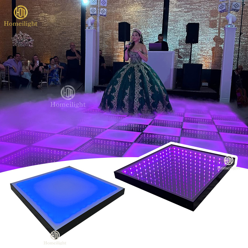 50x50cm 3D abyss floor tiles, 10mm tempered glass, can be controlled by mobile phone full figure