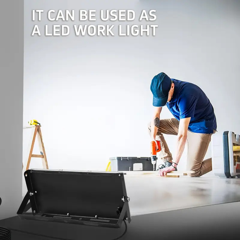 Lighting fixtures, courtyard road searchlights, outdoor spotlights, floodlights, outdoor waterproof advertising lights, floodlights, led lights Item Picture