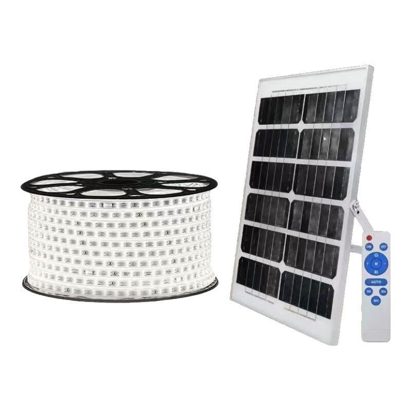 Solar-powered light strips, outdoor waterproof ultra-bright camping atmosphere lights, villa corridor exterior wall and garden lighting strips Item Picture
