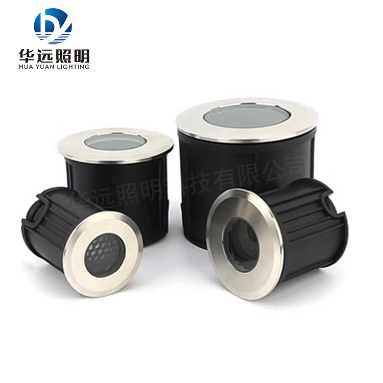 Ground lights, outdoor waterproof walkway lights, embedded ground lights, square and park spotlights, circular long strip ground lights Application Scenario