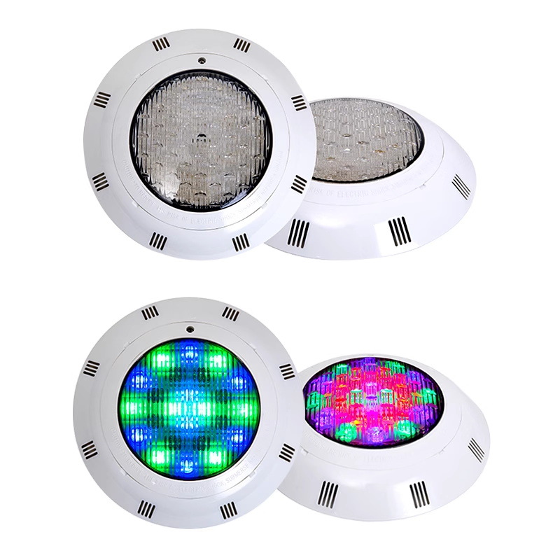 Cross-border swimming pool underwater wall lamp with seven-color atmosphere remote control 12V wall-mounted underwater lighting waterproof manufacturer wholesale Item Picture