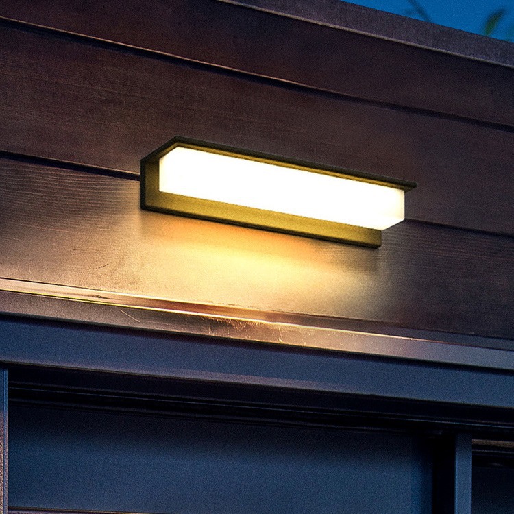 Solar outdoor wall lamps, modern and simple staircase, corridor, exterior wall lamps, courtyard, balcony, front door, and homestay waterproof wall lamps Application Scenario