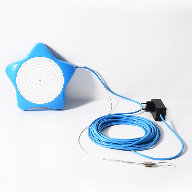 Cross-border new LED hanging seven-color swimming pool light, adhesive film magnetic attraction, mobile phone Bluetooth APP Cool Play smart underwater light Item Picture
