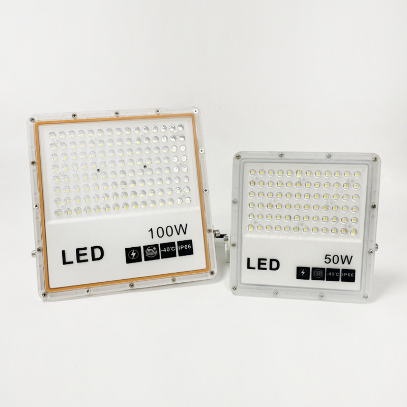 New led thin floodlight 500W600W high-brightness white Fumei outdoor waterproof advertising light tunnel projection light Specification drawing
