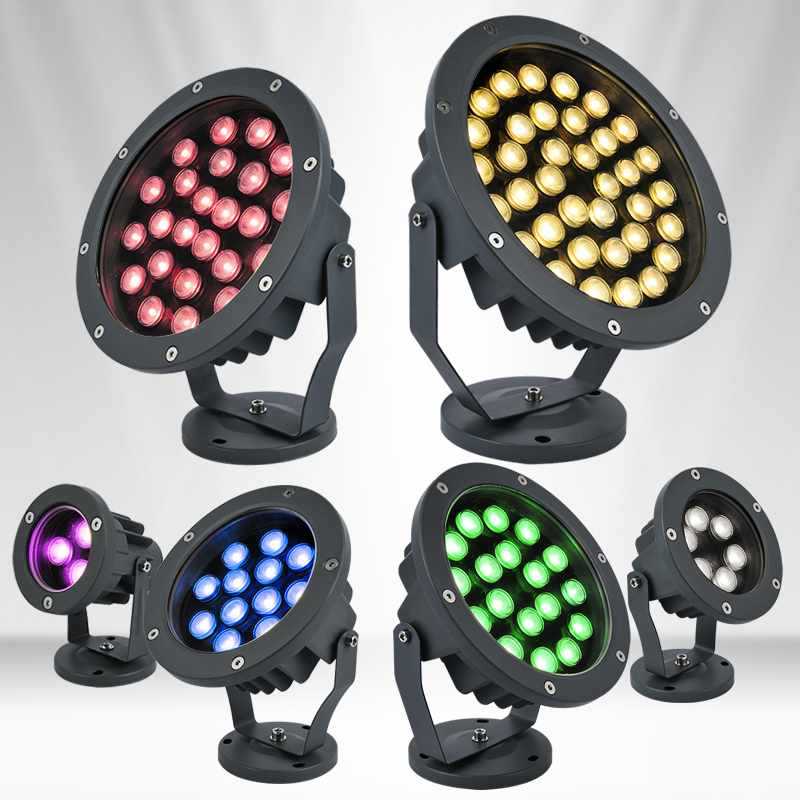 ✅ Tree lights, landscape spotlights, courtyard garden ground lights, seven-color tree lights, outdoor waterproof garden lawn lighting Application Scenario