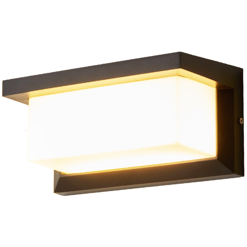 LED outdoor wall lamps, solar lamps, garden lamps, household ultra-bright human body sensor wall-mounted lamps, waterproof fences and railings Item Picture