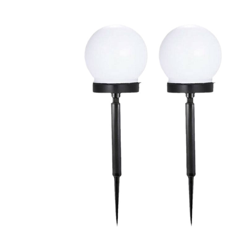 【 Same style at a low Price 】 Cross-border e-commerce solar bulb with Earth lamp, 10cm round ball lamp, outdoor lawn lamp installation Item Picture