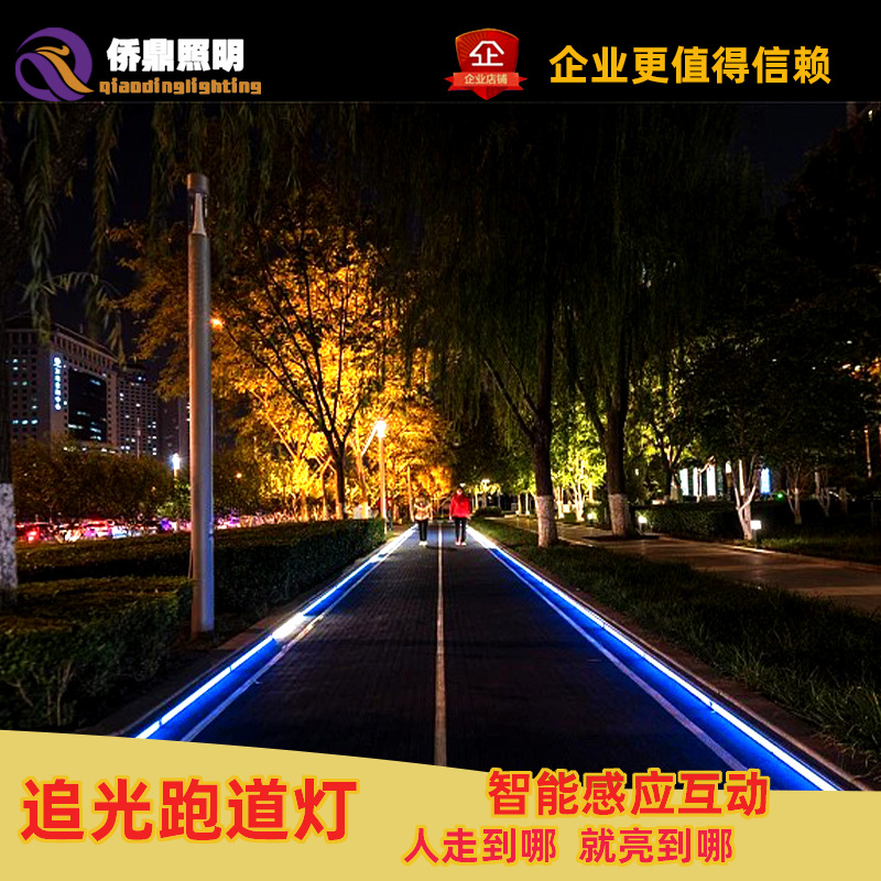 LED follows AI to accompany the smart interactive sensing park, cultural tourism, lighting and beautification, music, walkway lights, energy-saving and colorful Specification drawing