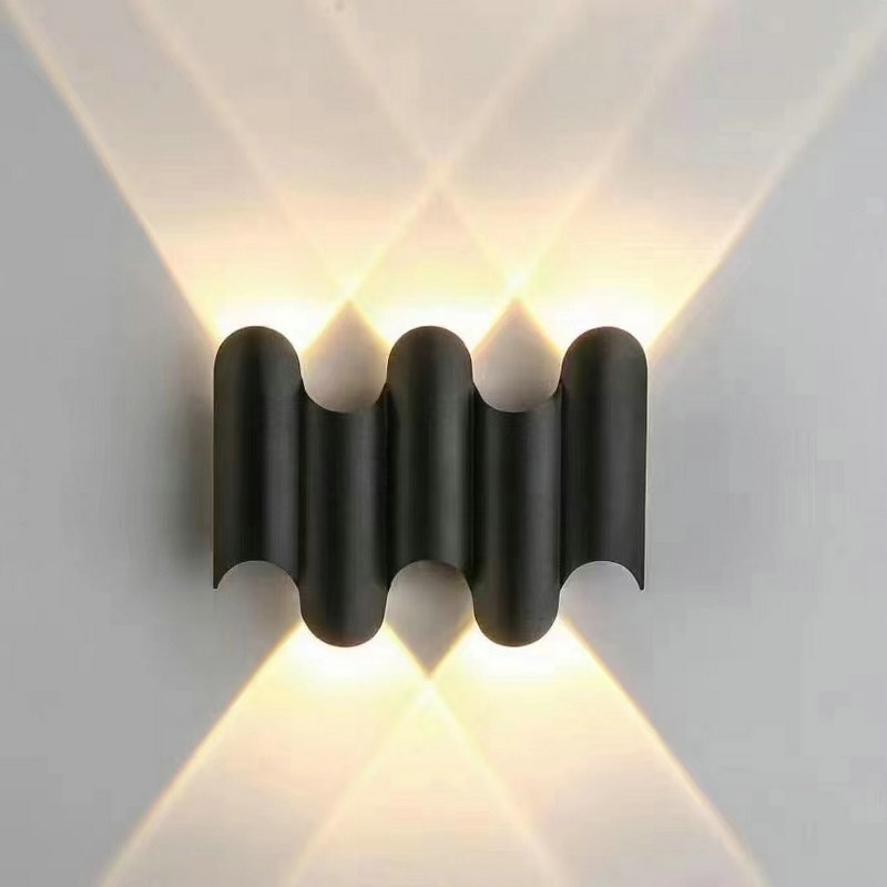 2023 New style simple and creative outdoor wall lamp, LED waterproof, indoor wall, corridor, balcony up and down luminous wall lamp Application Scenario