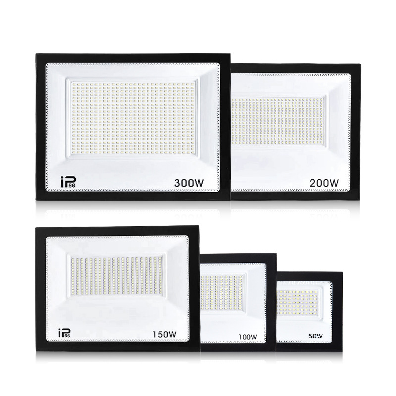 Cross-border supply of mini floodlights, outdoor waterproof floodlights, led lighting fixtures, new ultra-thin mini floodlights Item Picture