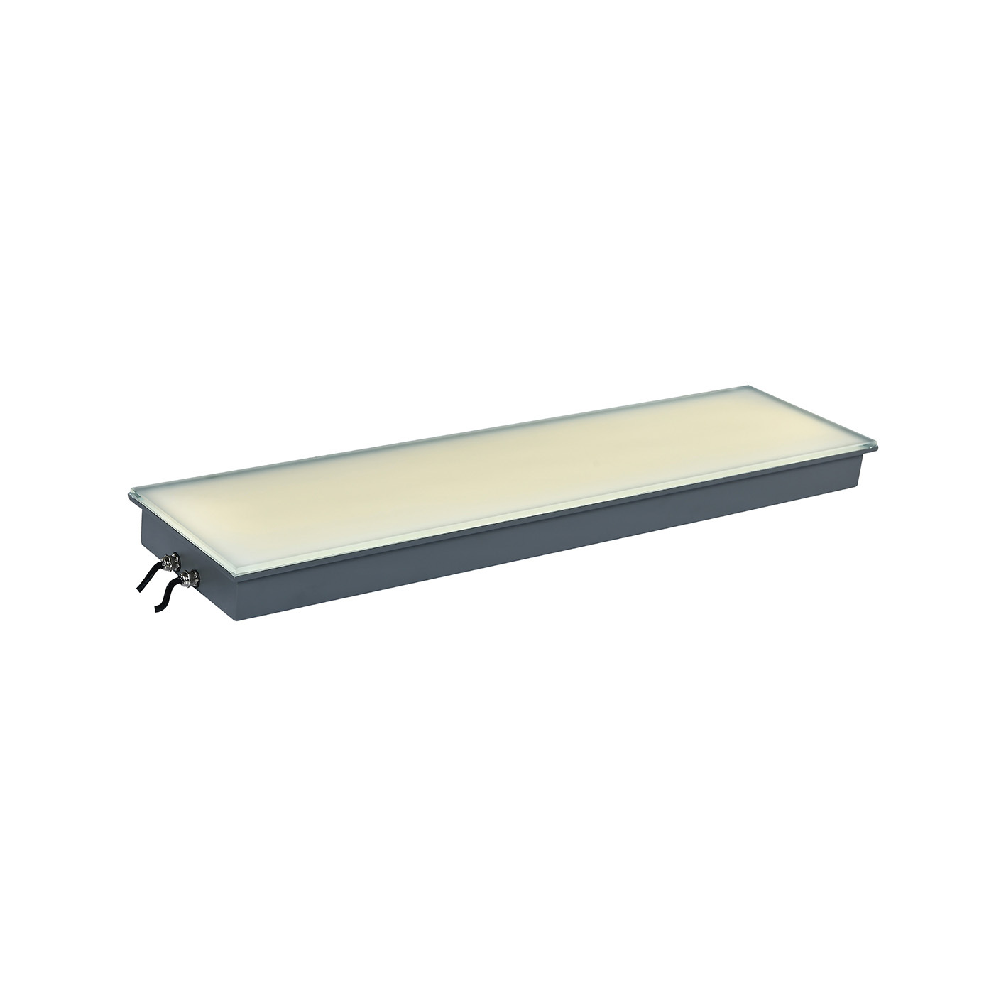 LED floor tile lights, long strip outdoor waterproof square lights, strip park buried lights, embedded line lights, floor lights Item Picture
